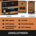 Miniatyrbild 3 av 10: Lenco TCD-2571 trä (TCD-2571)