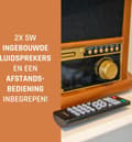 Miniatyrbild 5 av 10: Lenco TCD-2571 trä (TCD-2571)