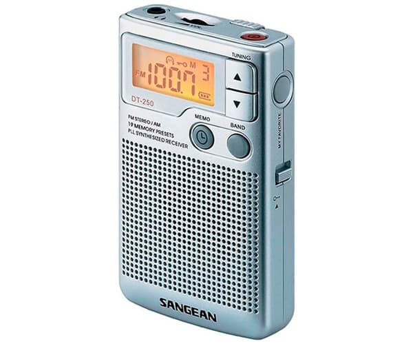 Sangean Dt-250 Bærbar Radio Søvfarvet