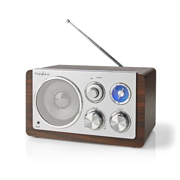 FM-radio, brun