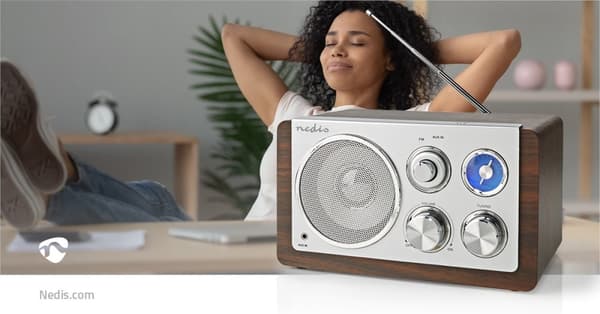 FM-radio, brun