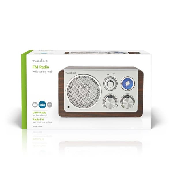 FM-radio, brun
