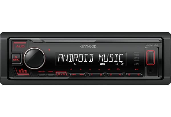 Kenwood KMM-105RY mediamottagare för bil Svart 50 W