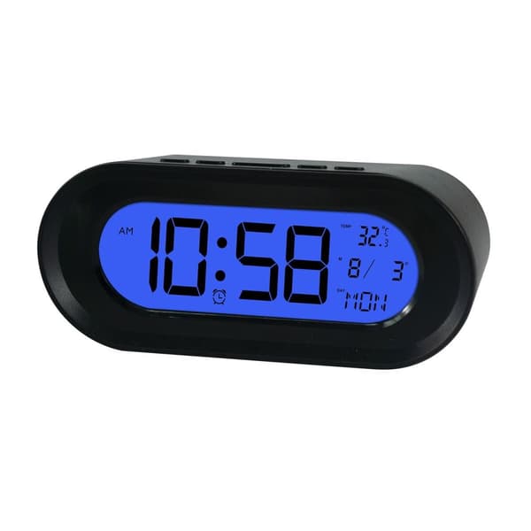 Klockradio ELBE Svart Termometer