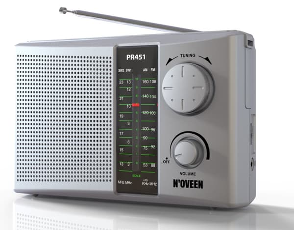 Noveen PR451 Silver kannettava radio