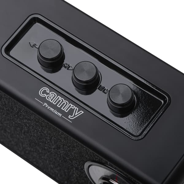 FM-radio med bluetooth och TWS-funktion - svart