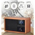 Miniatyrbild 10 av 11: Radio Adler AD 1184 Svart Trä