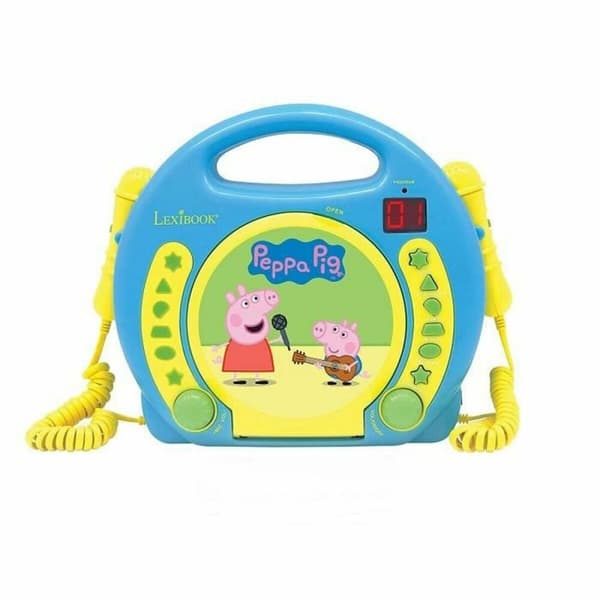 Spelare Lexibook Peppa Pig CD Karaoke Mikrofon x 2