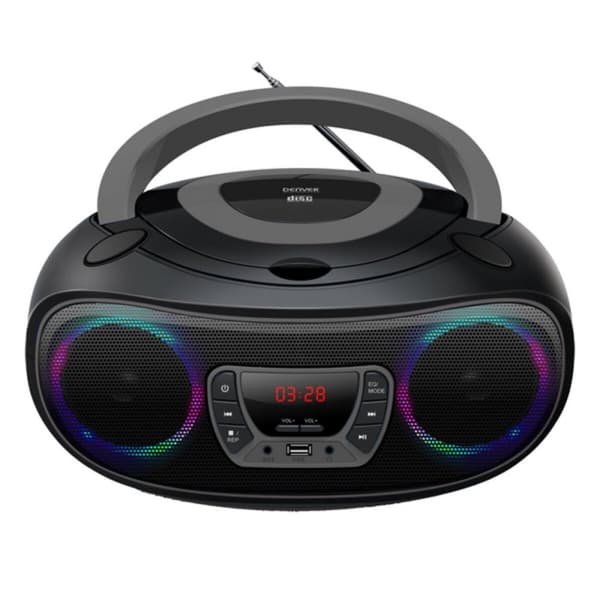 Radio CD Bluetooth MP3 Denver Electronics TCL-212BT GREY 4W Grå Sort/Grå