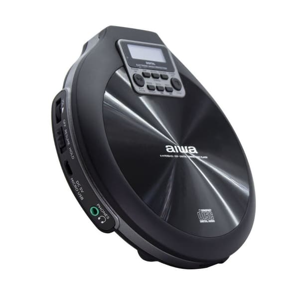 CD/MP3-Spiller Aiwa Bærbar Svart