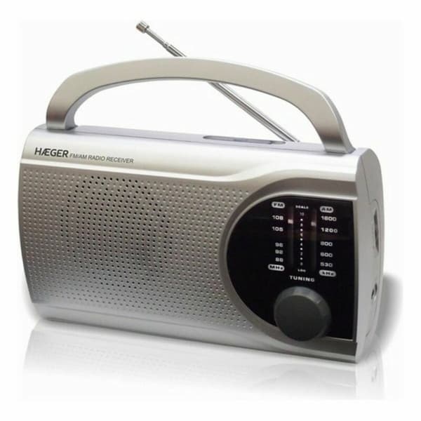 Radio AM/FM Haeger PR-BIB.004B Harmaa