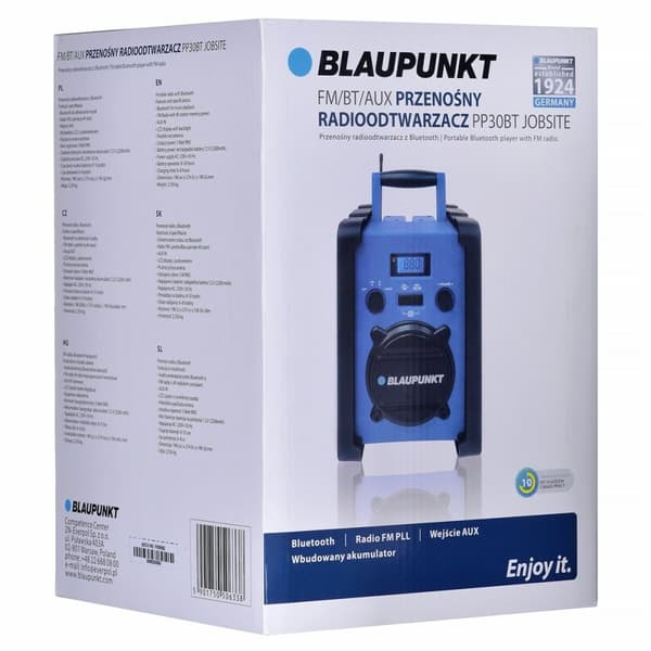 Radio Blaupunkt PP30BT Sininen Musta