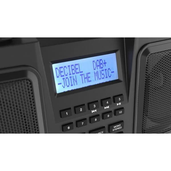 IP65 WORKSTATION Perfect Pro uppladdningsbar USB byggplatsradio (laddare/spelare)