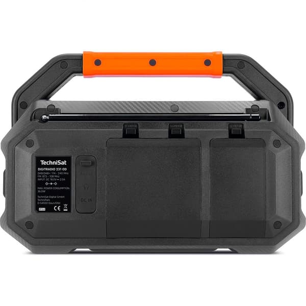 Technisat 231 Od Kannettava Radio Hopeinen One Size / EU Plug