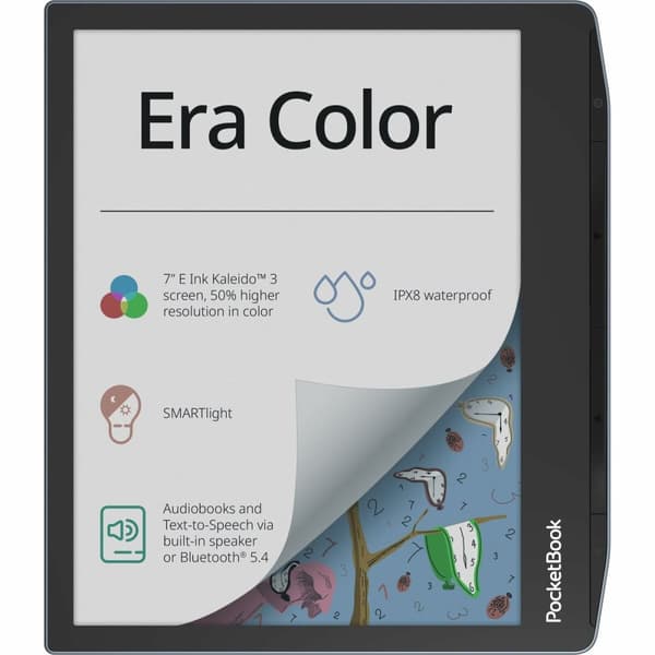 e-bok PocketBook Era Color Stormy Sea 32 GB 7" Svart, Ljusblå