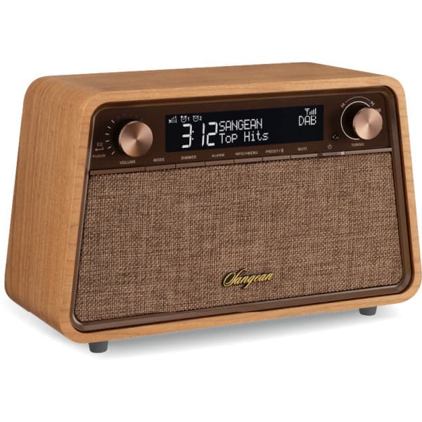 Sangean WR-201D bordsradio, Bluetooth, körsbär