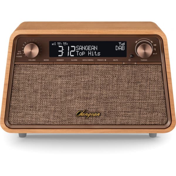 Sangean WR-201D bordradio, Bluetooth, kirsebær