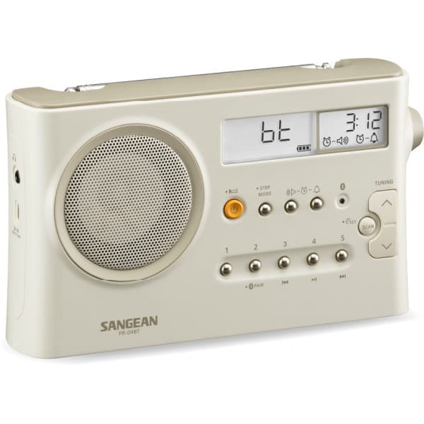 Sangean PR-D4BT AM/FM-pöytäradio, Bluetooth, beige