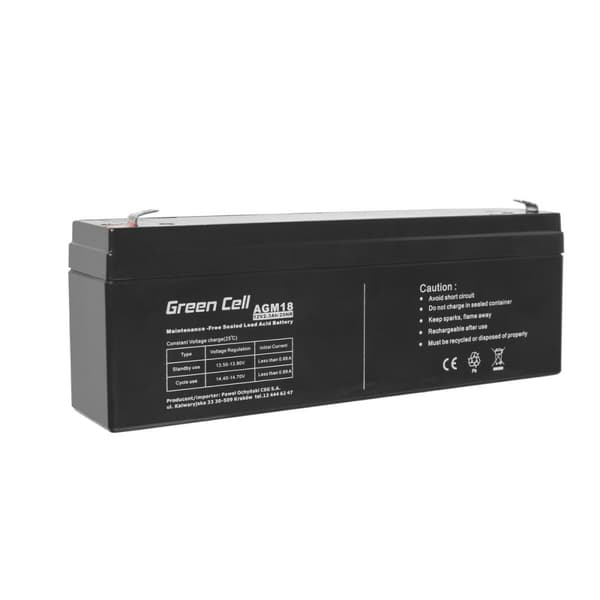 Batteri til System til Uafbrydelig Strømforsyning Green Cell AGM18 12 V