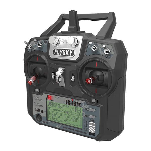 FlySky kit FS-i6X sändare + iA6B mottagare, 10 kanaler AFHDS 2A.