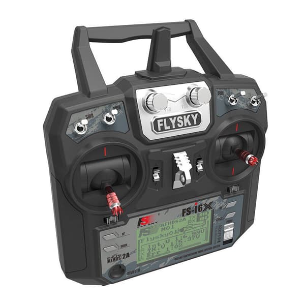 FlySky kit FS-i6X sändare + iA6B mottagare, 10 kanaler AFHDS 2A.