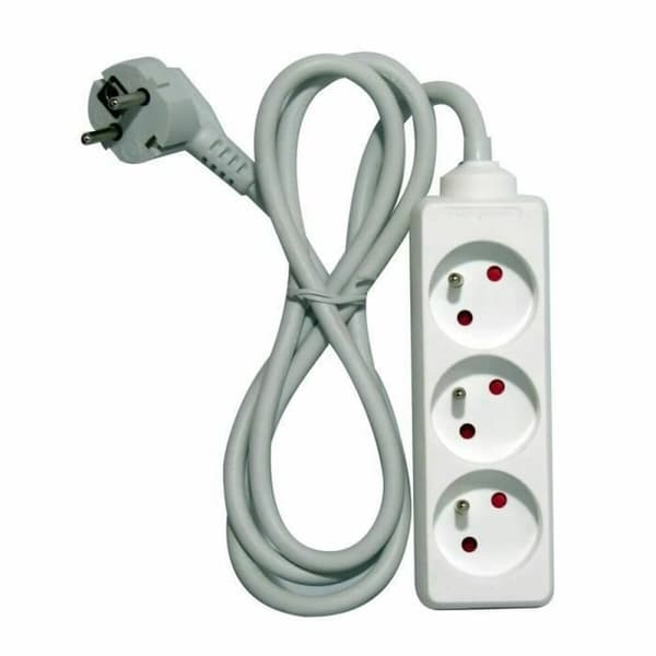 Ellist 3 Tomas-uttag utan brytare Chacon (1,5 m)