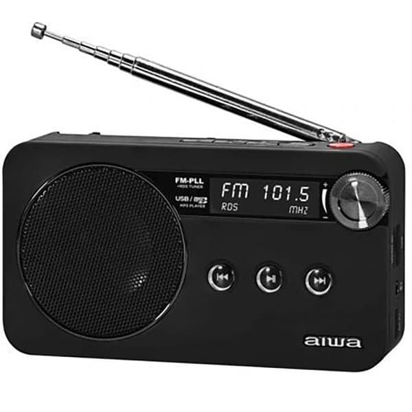 Aiwa Rs-77pllbk Bærbar Radio Sort