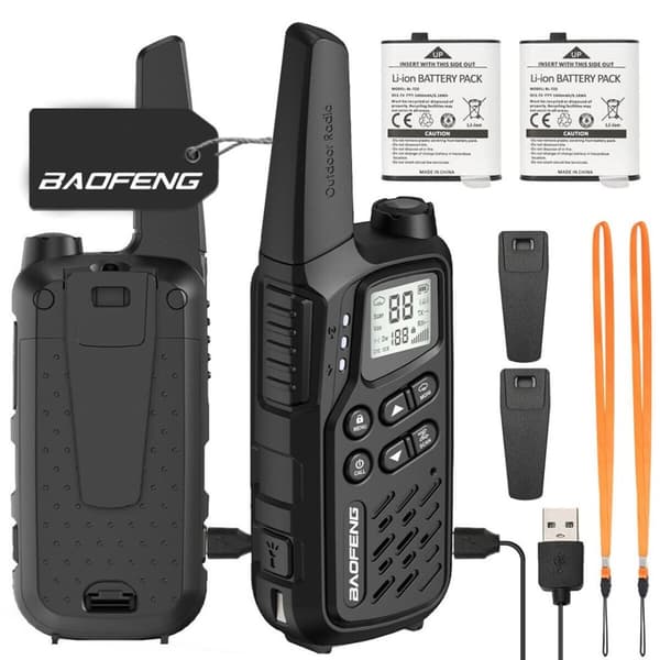 Radiopuhelin Baofeng BF-T25E musta