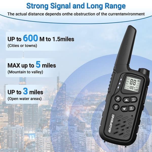 Radiopuhelin Baofeng BF-T25E musta