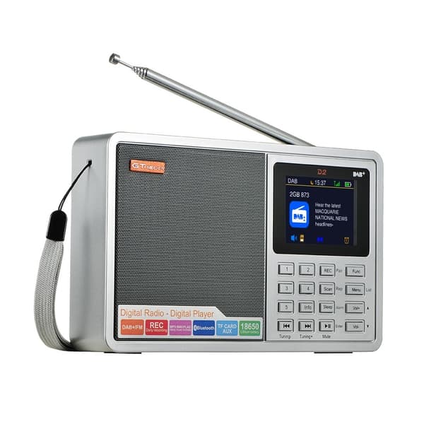 Digitaalinen radiovastaanotin DAB+FM RDS Bluetooth MP3-soitin REC tallennin TF-kortti