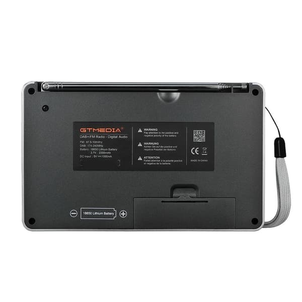Digitaalinen radiovastaanotin DAB+FM RDS Bluetooth MP3-soitin REC tallennin TF-kortti