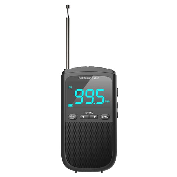 Camry portabel miniradio med USB-C och LCD-display