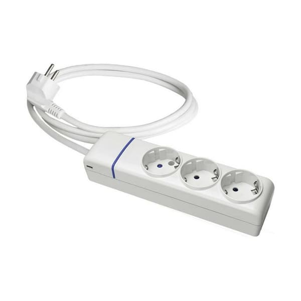 Ellist 3 Tomas-uttag utan brytare Solera 8013p (1,5 m)