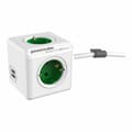 Miniatyrbilde 4 av 4: Multipluggskube Allocacoc Powercube Extended 1402 USB 250 V 16 A 1,5 m