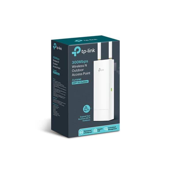 Anslutningspunkt TP-Link EAP110-Outdoor N300 PoE Vit Vit