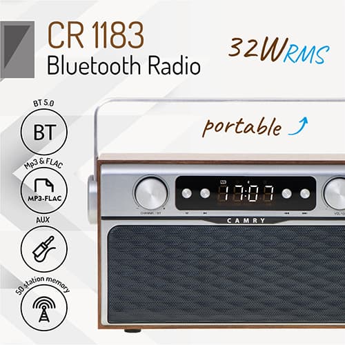 CR 1183 Bluetooth-radio