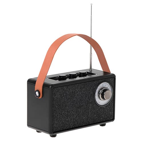 CR 1902 musta FM-radio Bluetoothilla - USB-c