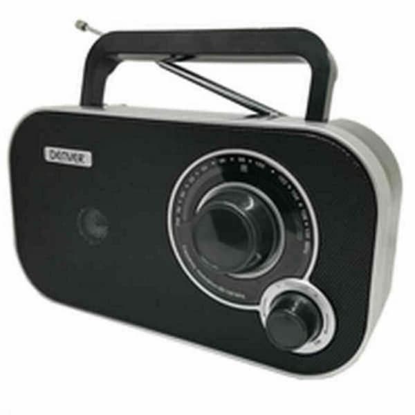 KÄYTETTY Radio AM/FM Denver Electronics Musta (Kunnostetut Tuotteet B)