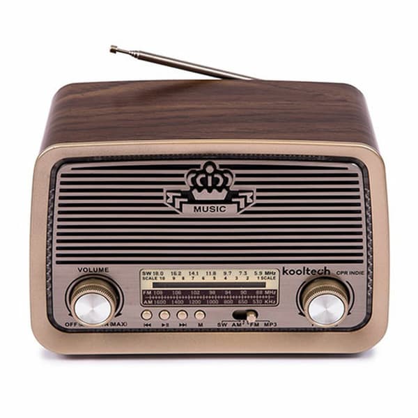 BRUKT Radio Kooltech Brun (Fikset A)