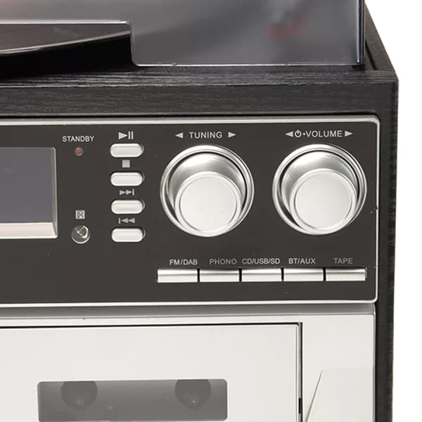 Denver Stereoanlegg med platespiller, kassettspiller, CD-spiller og radio MRD-166