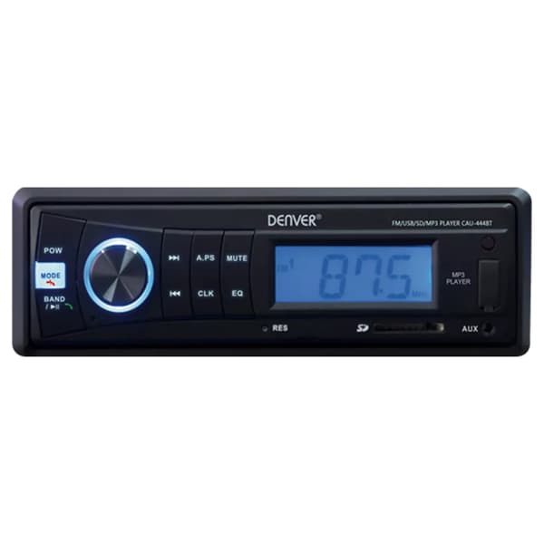 Denver Bilstereo med FM-radio, USB, SD, 3,5 mm CAU-444BT