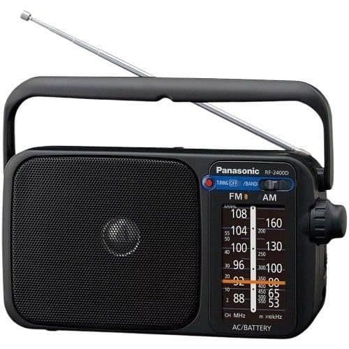PANASONIC RF-2400DEG-K Bärbar radio - AM/FM/MW Digital Tuner - Nät- eller batteridriven