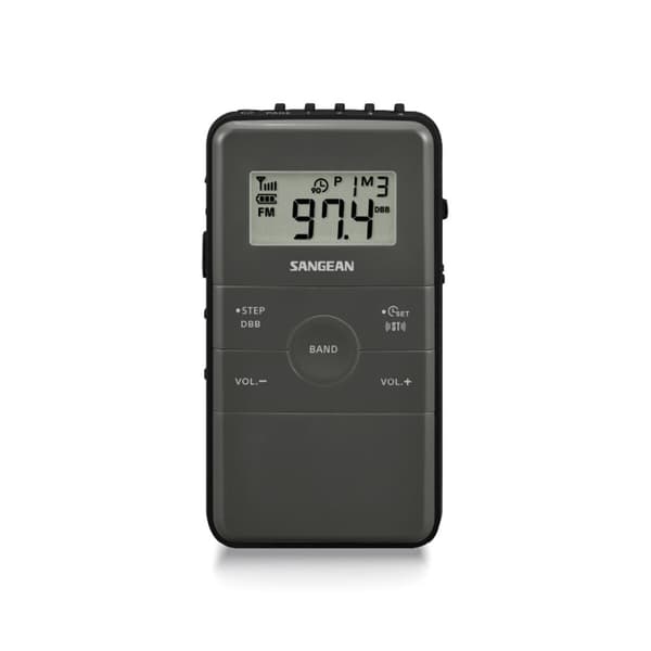 Kannettava digitaalinen radio Sangean Musta AM/FM Ladattava