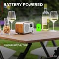 Miniatyrbild 6 av 11: Audizio Milan bärbar DAB-radio med Bluetooth, FM-radio och batteri - Silver