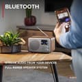 Miniatyrbild 2 av 11: Audizio Milan bärbar DAB-radio med Bluetooth, FM-radio och batteri - Silver