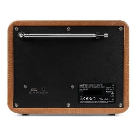 Audizio Nardo - DAB+/FM och internetradio med Bluetooth - inkl. fjärrkontroll - Vit