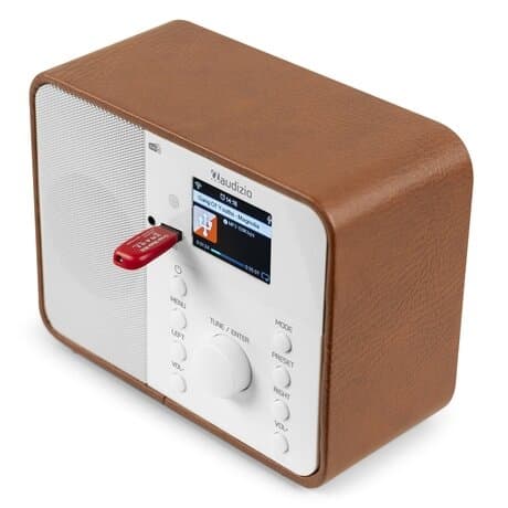 Audizio Nardo - DAB+/FM och internetradio med Bluetooth - inkl. fjärrkontroll - Vit