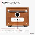Miniatyrbild 5 av 11: Audizio Vieste DAB+ Radio med Subwoofer - Vit