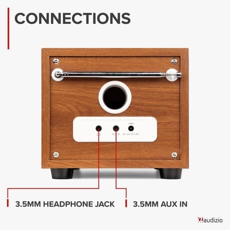 Audizio Vieste DAB+ Radio med Subwoofer - Vit
