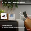 Miniatyrbild 10 av 11: Audizio Vieste DAB+ Radio med Subwoofer - Vit